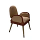 solid wood lounge chair